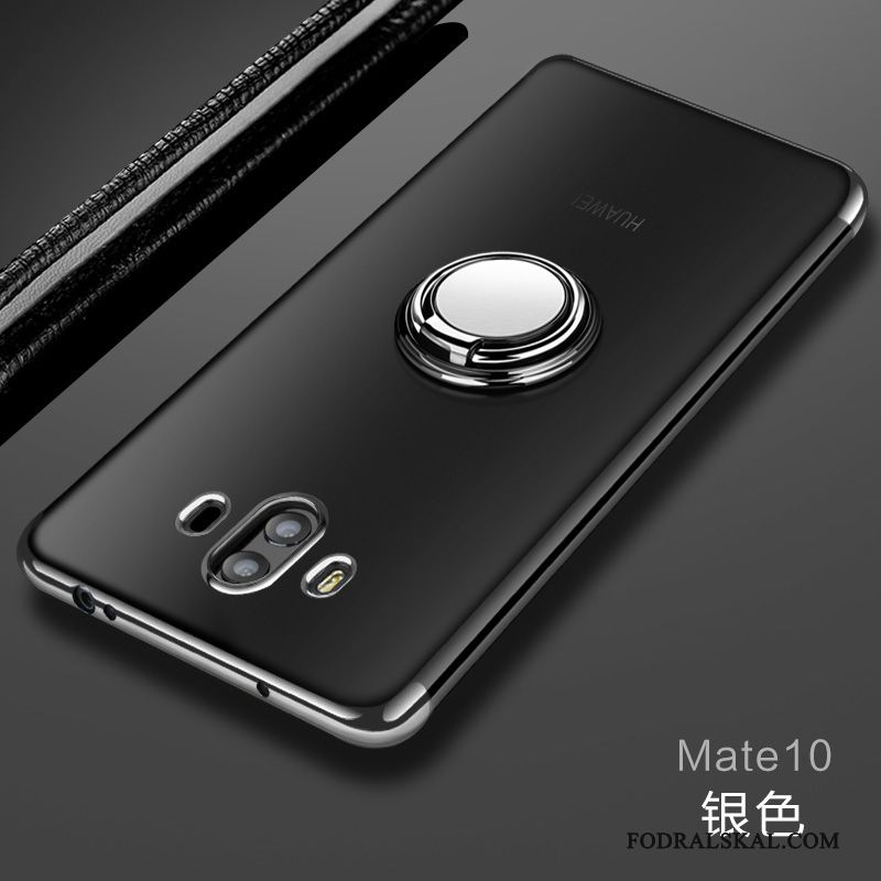 Skal Huawei Mate 10 Mjuk Plating Transparent, Fodral Huawei Mate 10 Silikon Telefon Guld