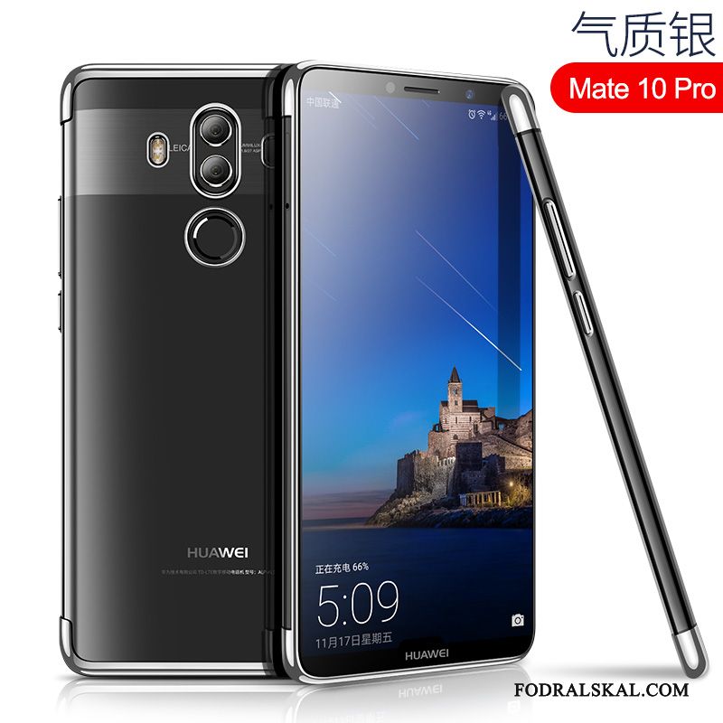 Skal Huawei Mate 10 Pro Mjuk Fallskyddtelefon, Fodral Huawei Mate 10 Pro Skydd Rosa
