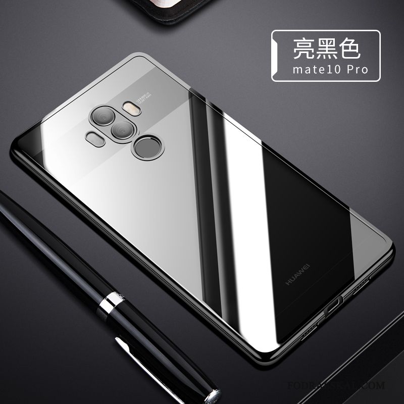 Skal Huawei Mate 10 Pro Mjuk Telefon Trend, Fodral Huawei Mate 10 Pro Silikon Guld Transparent