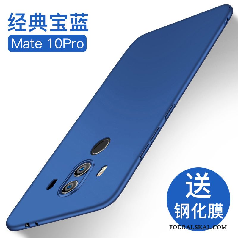 Skal Huawei Mate 10 Pro Påsar Fallskydd Slim, Fodral Huawei Mate 10 Pro Silikon Nubucktelefon