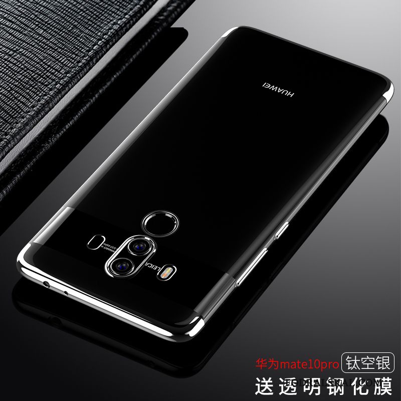 Skal Huawei Mate 10 Pro Silikon Telefon Transparent, Fodral Huawei Mate 10 Pro Mjuk Slim Fallskydd