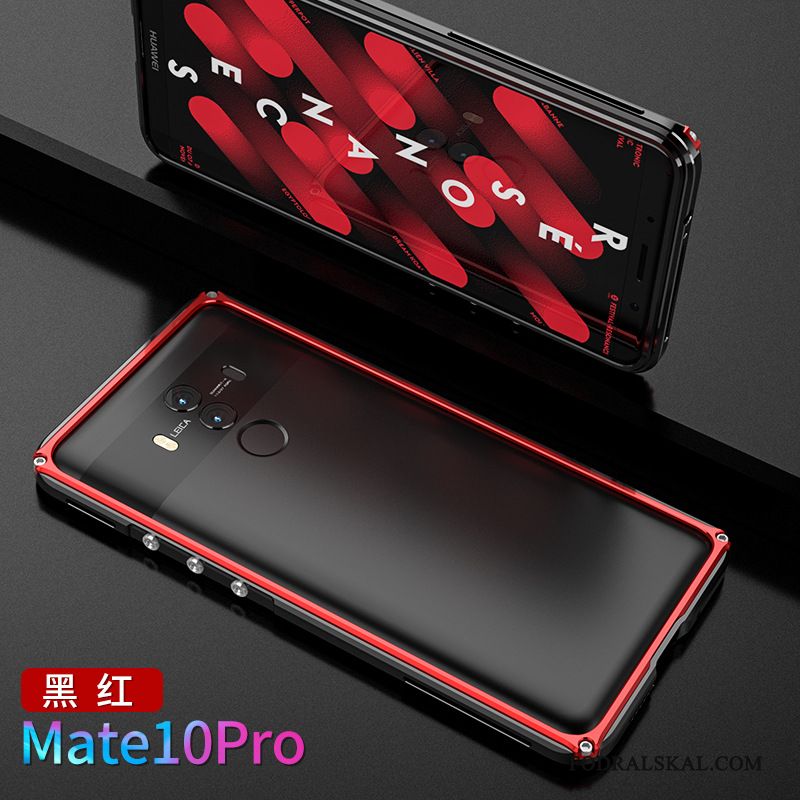 Skal Huawei Mate 10 Pro Skydd Ny Frame, Fodral Huawei Mate 10 Pro Kreativa Telefon Guld