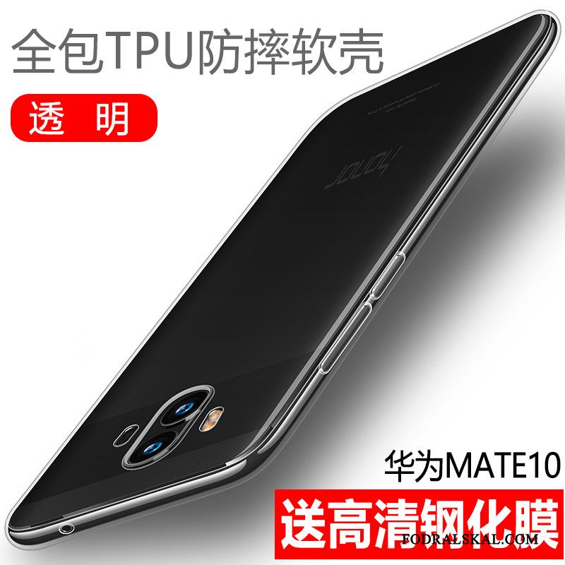 Skal Huawei Mate 10 Silikon Fallskydd Slim, Fodral Huawei Mate 10 Påsar Nubucktelefon