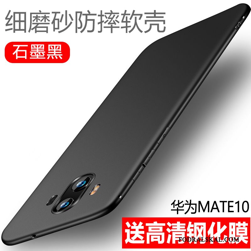 Skal Huawei Mate 10 Skydd Nubucktelefon, Fodral Huawei Mate 10 Mjuk Trend Slim