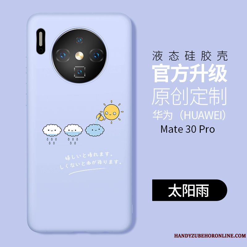 Skal Huawei Mate 30 Pro Mjuk Slim Fallskydd, Fodral Huawei Mate 30 Pro Silikon Trendtelefon