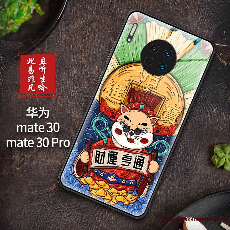 Skal Huawei Mate 30 Pro Påsar Personlighet Trend Varumärke, Fodral Huawei Mate 30 Pro Kreativa Fallskydd Blå