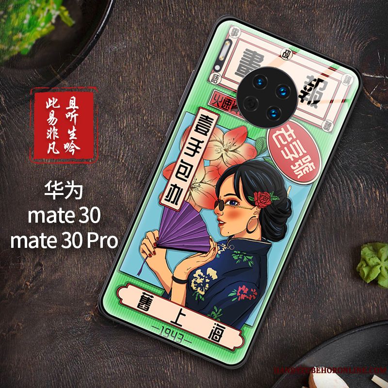 Skal Huawei Mate 30 Pro Påsar Personlighet Trend Varumärke, Fodral Huawei Mate 30 Pro Kreativa Fallskydd Blå
