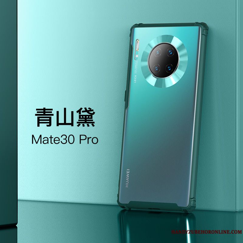Skal Huawei Mate 30 Pro Skydd Pratkvarn Fallskydd, Fodral Huawei Mate 30 Pro Påsar Slim Grön