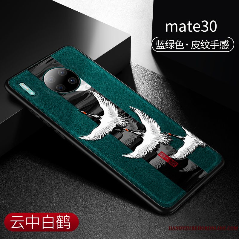 Skal Huawei Mate 30 Påsar Trend Tillbehör, Fodral Huawei Mate 30 Skydd Slim Bakre Omslag