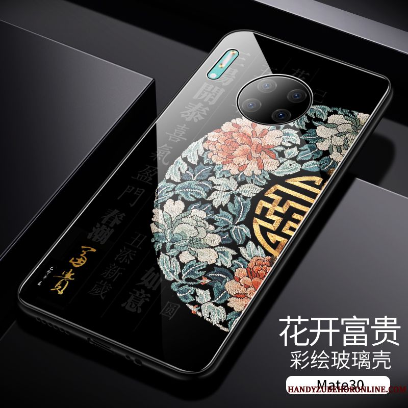 Skal Huawei Mate 30 Skydd Telefon Fallskydd, Fodral Huawei Mate 30 Påsar Kinesisk Stil Personlighet