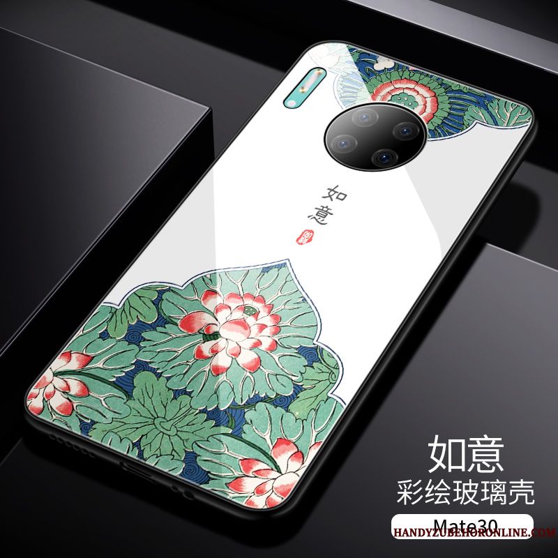 Skal Huawei Mate 30 Skydd Telefon Fallskydd, Fodral Huawei Mate 30 Påsar Kinesisk Stil Personlighet