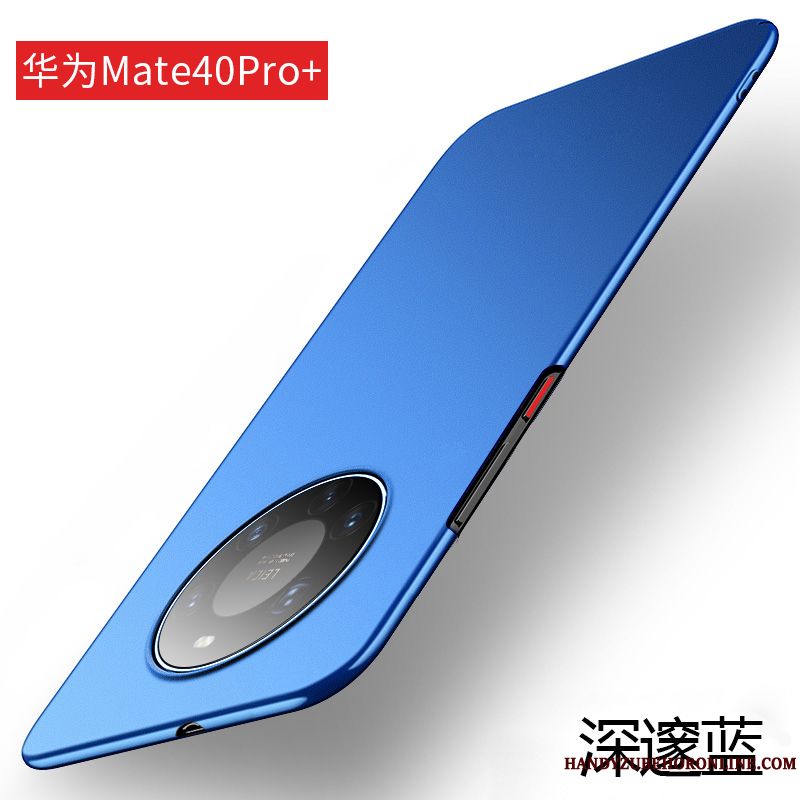 Skal Huawei Mate 40 Pro+ Påsar Fallskydd Slim, Fodral Huawei Mate 40 Pro+ Mjuk Nubucktelefon
