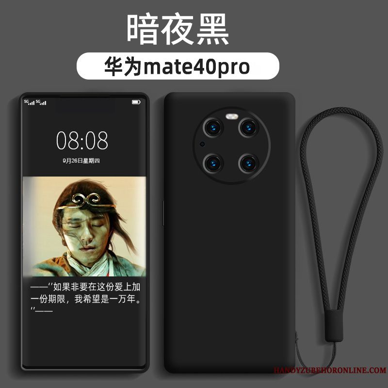 Skal Huawei Mate 40 Pro Silikon Högt Utbud Fallskydd, Fodral Huawei Mate 40 Pro Påsar Gråtelefon