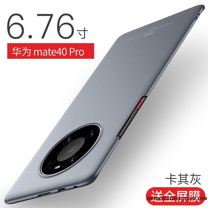 Skal Huawei Mate 40 Pro Skydd Nubuck Ny, Fodral Huawei Mate 40 Pro Personlighet Trend Varumärke