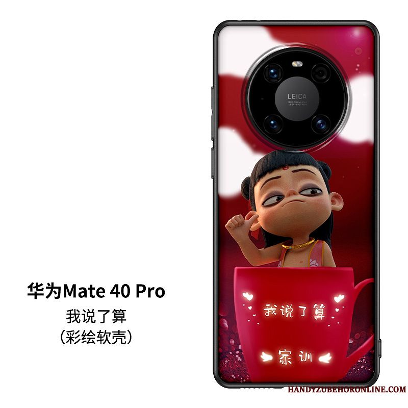 Skal Huawei Mate 40 Pro Tecknat Kinesisk Stil Trend Varumärke, Fodral Huawei Mate 40 Pro Kreativa Net Redtelefon