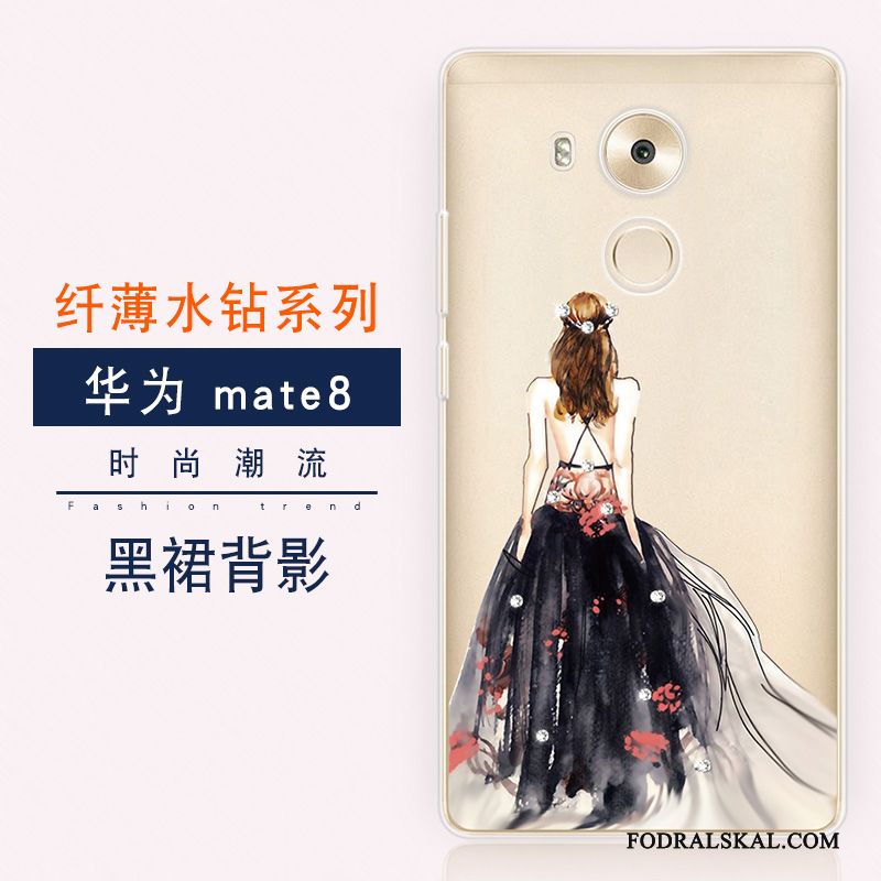 Skal Huawei Mate 8 Färg Trendtelefon, Fodral Huawei Mate 8 Strass Fallskydd Ny