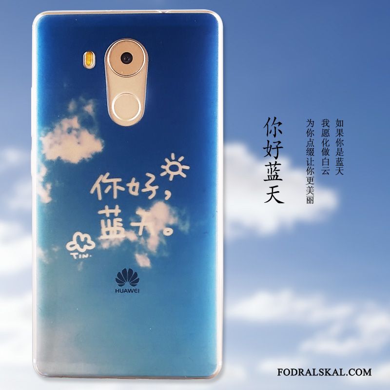 Skal Huawei Mate 8 Skydd Telefon Blå, Fodral Huawei Mate 8 Mjuk
