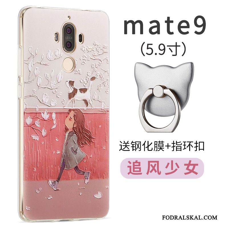 Skal Huawei Mate 9 Kreativa Telefon Purpur, Fodral Huawei Mate 9 Påsar Fallskydd Personlighet