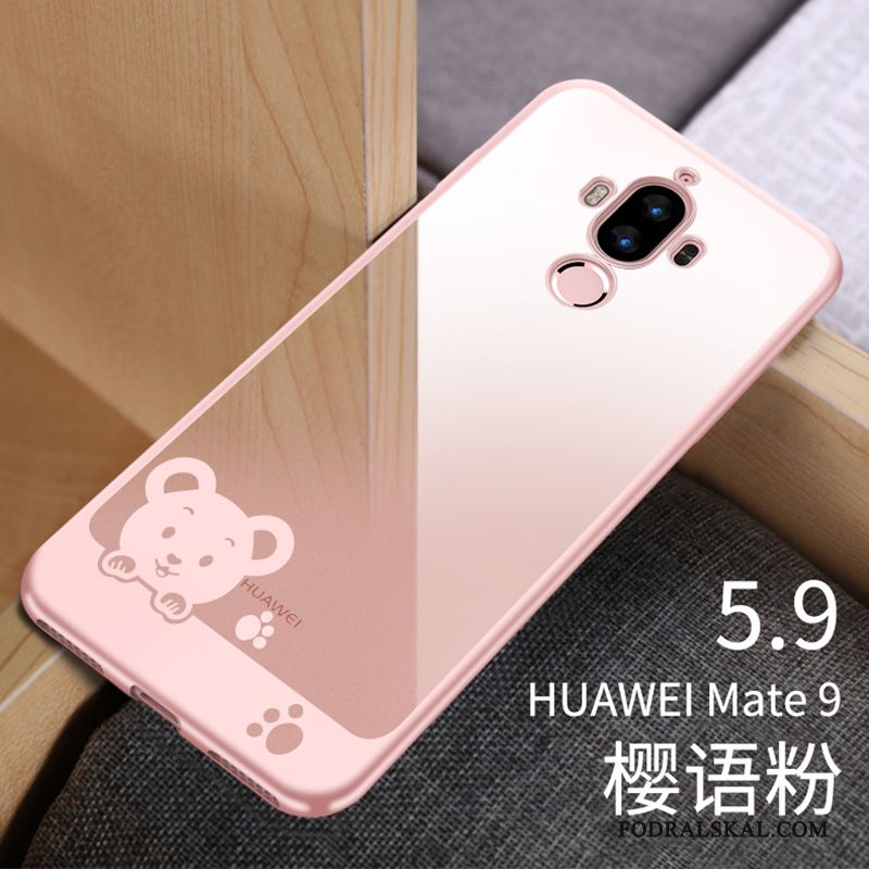 Skal Huawei Mate 9 Mjuk Slim Rosa, Fodral Huawei Mate 9 Silikon Trendtelefon