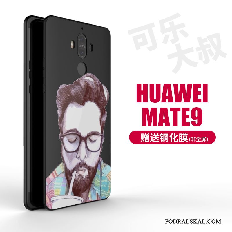 Skal Huawei Mate 9 Mjuk Telefon Svart, Fodral Huawei Mate 9 Påsar Stor Trend