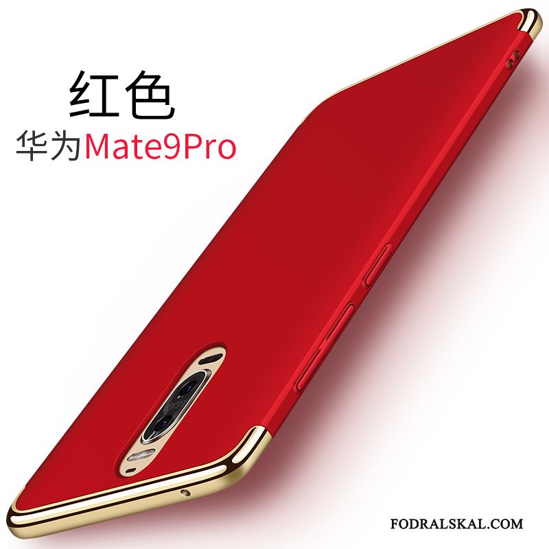 Skal Huawei Mate 9 Pro Metall Telefon Hård, Fodral Huawei Mate 9 Pro Röd