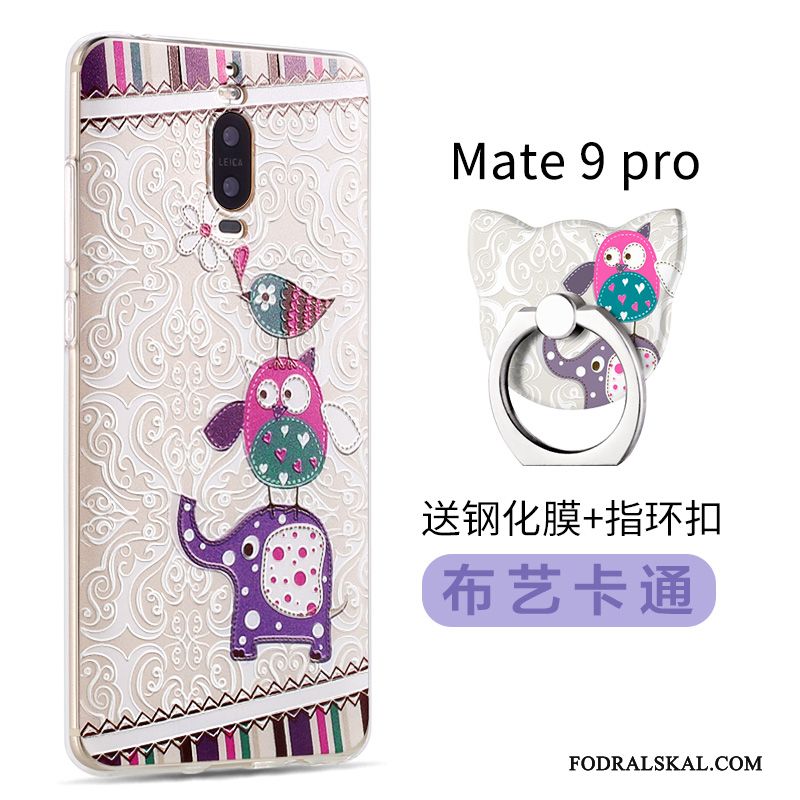Skal Huawei Mate 9 Pro Mjuk Nytelefon, Fodral Huawei Mate 9 Pro Kreativa Personlighet Rosa