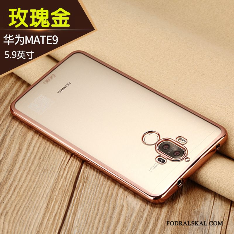 Skal Huawei Mate 9 Silikon Slimtelefon, Fodral Huawei Mate 9 Skydd Transparent Fallskydd
