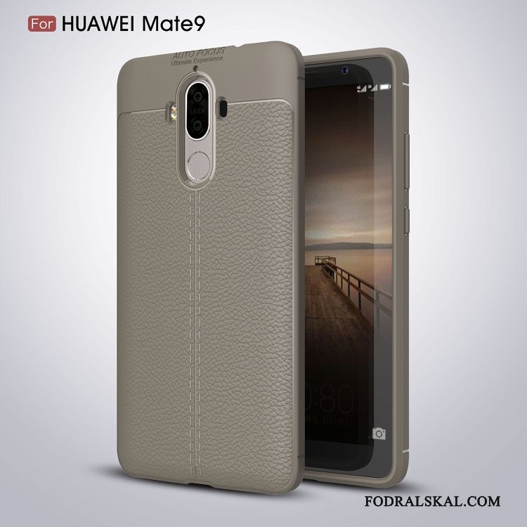 Skal Huawei Mate 9 Silikon Tunn Grå, Fodral Huawei Mate 9 Skydd Personlighet Enkel