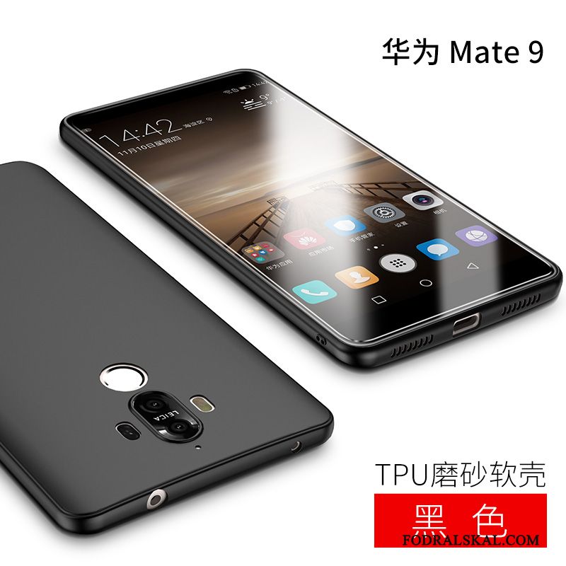 Skal Huawei Mate 9 Skydd Nubuck Vit, Fodral Huawei Mate 9 Påsar Telefon Slim
