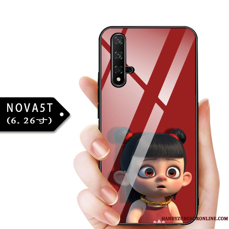 Skal Huawei Nova 5t Påsar Anpassa Tunn, Fodral Huawei Nova 5t Skydd Telefon Blå