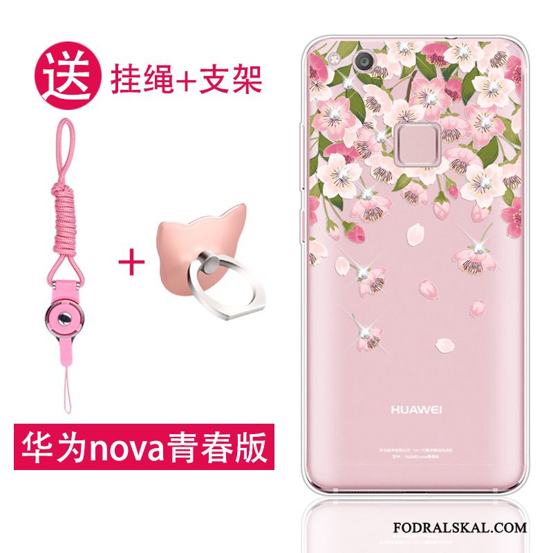 Skal Huawei Nova Mjuk Rosatelefon, Fodral Huawei Nova Silikon Ungdom