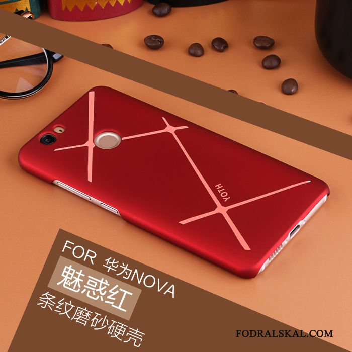 Skal Huawei Nova Support Enkel Slim, Fodral Huawei Nova Skydd Telefon Guld
