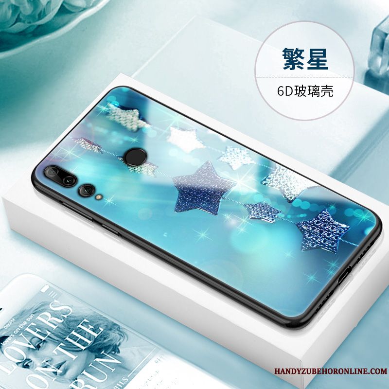 Skal Huawei P Smart+ 2019 Silikon Personlighet Glas, Fodral Huawei P Smart+ 2019 Påsar Telefon Fallskydd