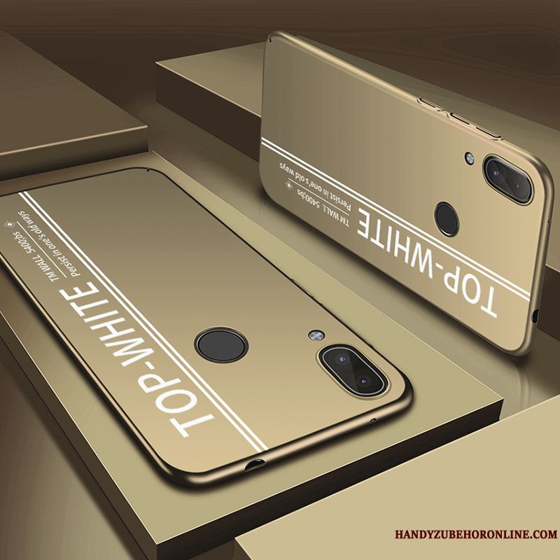 Skal Huawei P Smart+ Kreativa Slim Fallskydd, Fodral Huawei P Smart+ Påsar Blå Nubuck