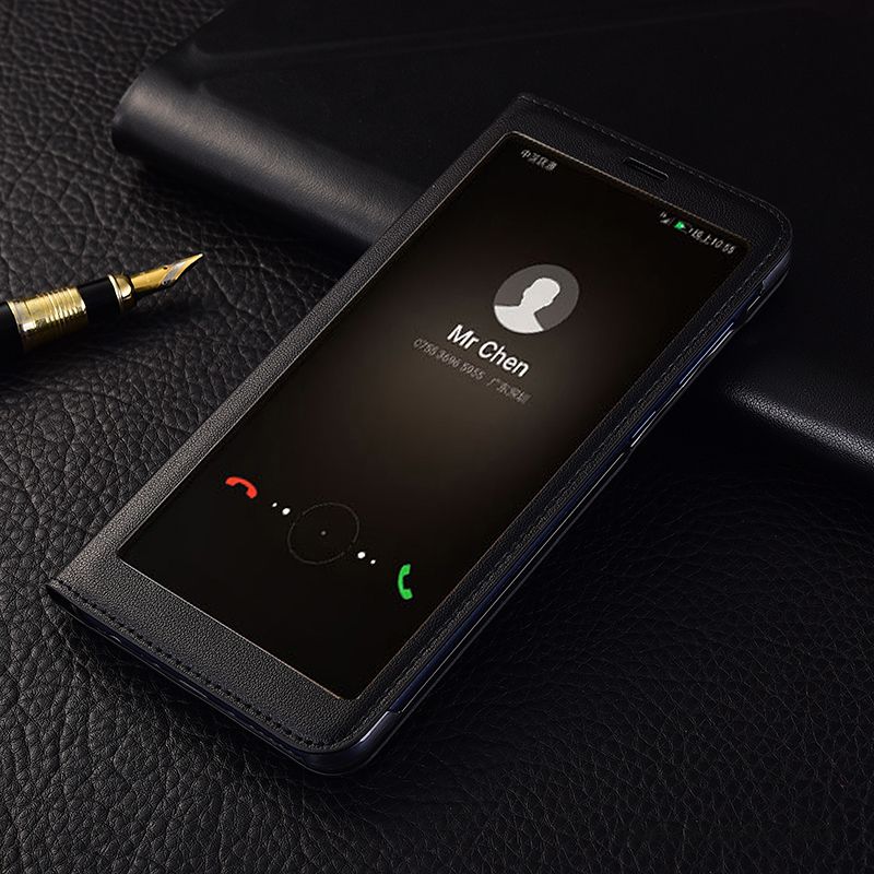 Skal Huawei P Smart Täcka Guldtelefon, Fodral Huawei P Smart Läderfodral Fallskydd