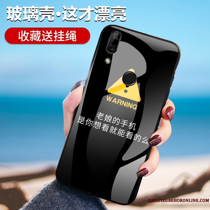 Skal Huawei P Smart Z Påsar Personlighet Gul, Fodral Huawei P Smart Z Silikon Telefon Glas