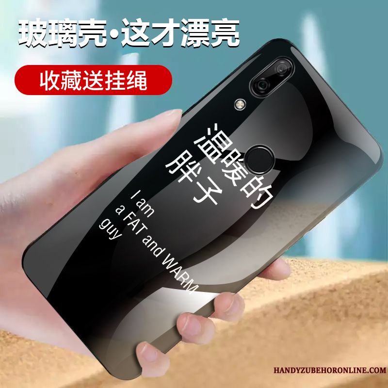Skal Huawei P Smart Z Påsar Spegel Net Red, Fodral Huawei P Smart Z Silikon Skärmskydd Filmtelefon