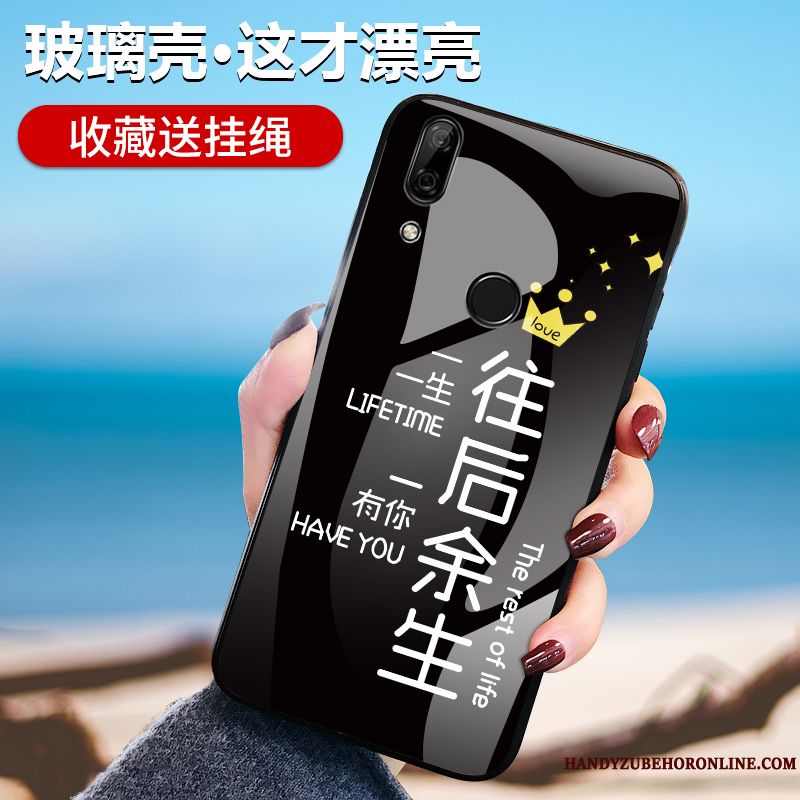 Skal Huawei P Smart Z Påsar Telefon Svart, Fodral Huawei P Smart Z Kreativa Personlighet Glas
