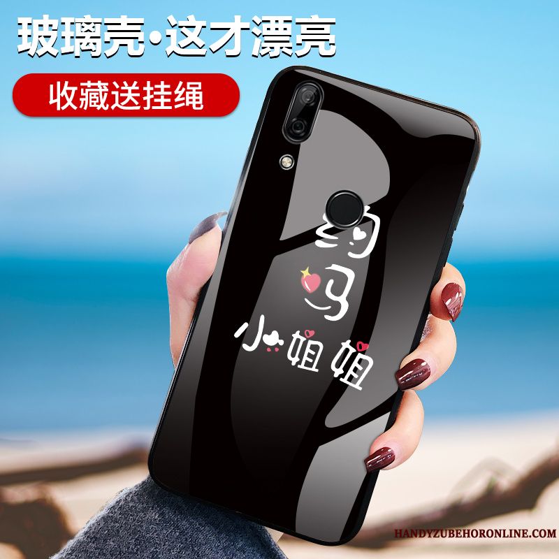 Skal Huawei P Smart Z Påsar Telefon Svart, Fodral Huawei P Smart Z Kreativa Personlighet Glas
