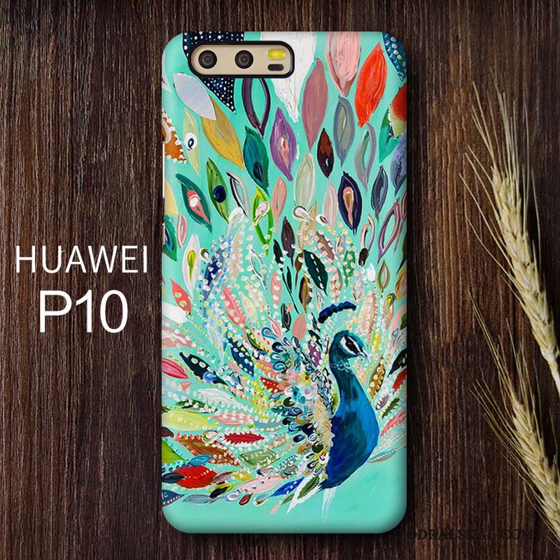 Skal Huawei P10 Färg Kinesisk Stiltelefon, Fodral Huawei P10 Kreativa Personlighet Nubuck