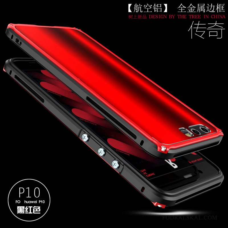 Skal Huawei P10 Kreativa Frametelefon, Fodral Huawei P10 Metall Fallskydd Personlighet