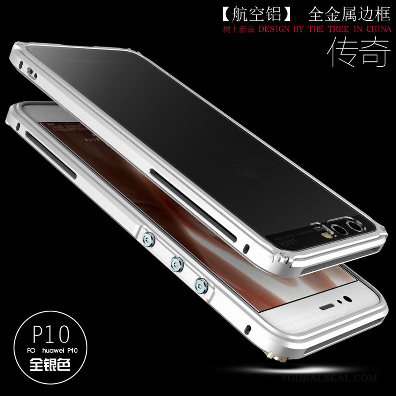 Skal Huawei P10 Kreativa Frametelefon, Fodral Huawei P10 Metall Fallskydd Personlighet