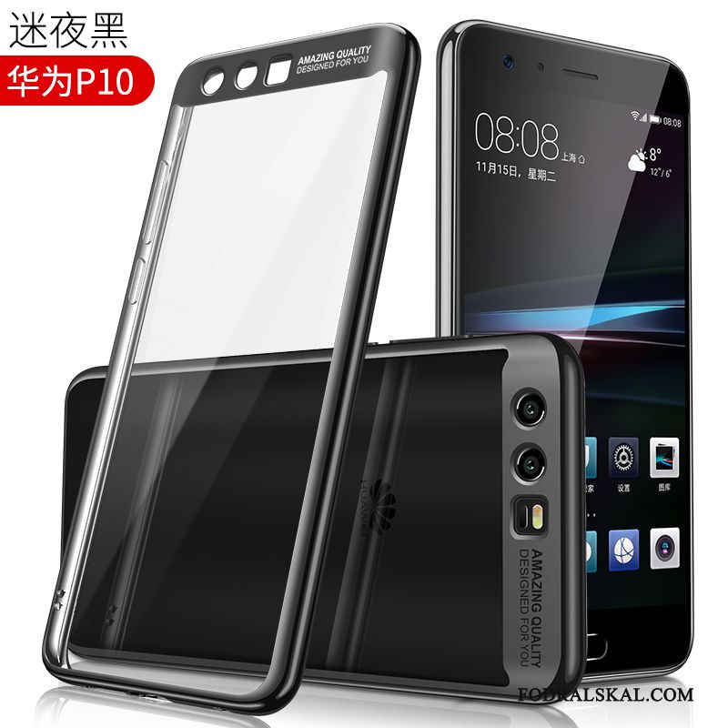 Skal Huawei P10 Kreativa Telefon Fallskydd, Fodral Huawei P10 Silikon Transparent Trend