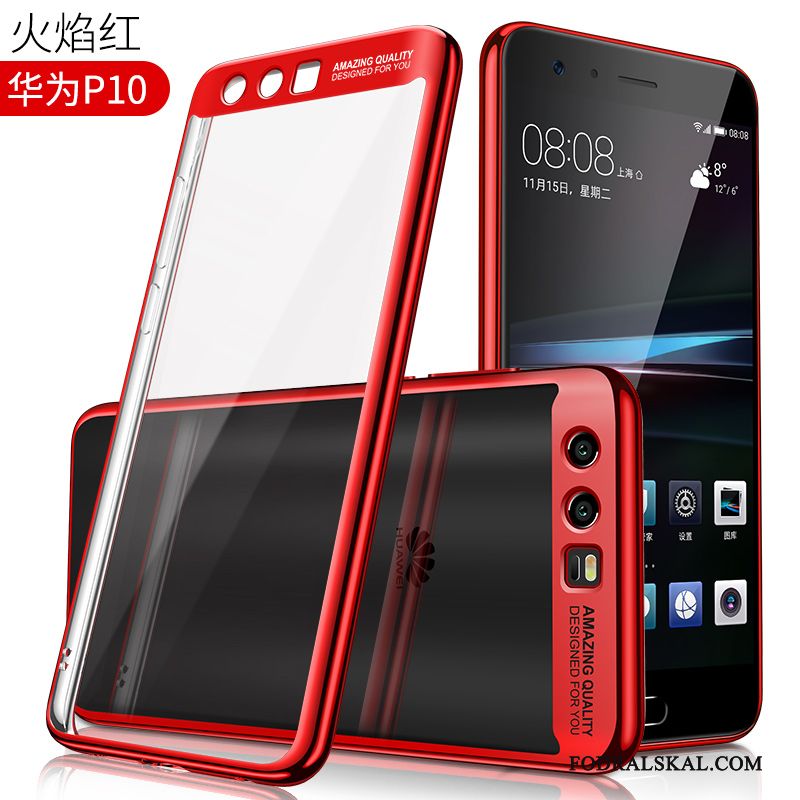 Skal Huawei P10 Kreativa Telefon Fallskydd, Fodral Huawei P10 Silikon Transparent Trend