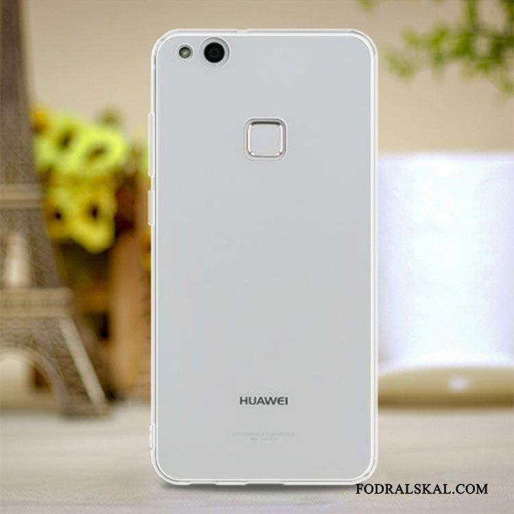 Skal Huawei P10 Lite Mjuk Ungdom Transparent, Fodral Huawei P10 Lite Skydd Rödtelefon
