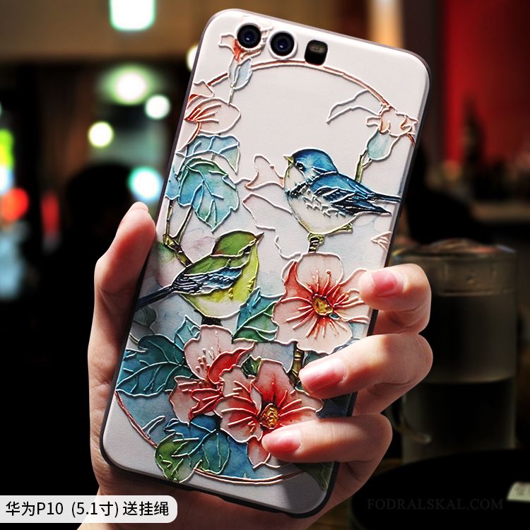 Skal Huawei P10 Plus Mjuk Personlighettelefon, Fodral Huawei P10 Plus Färg Etnisk Fallskydd