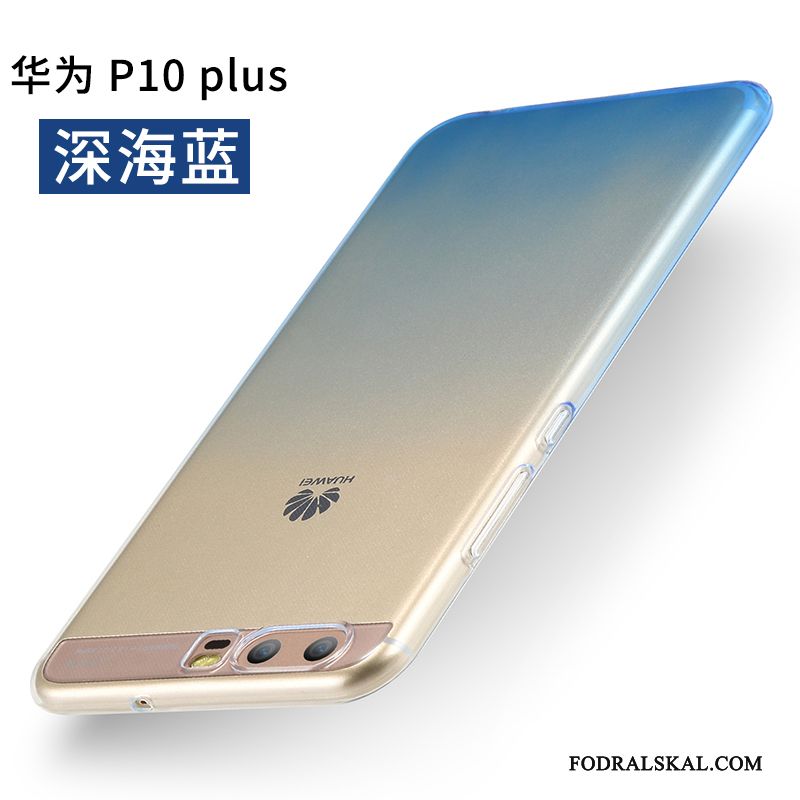 Skal Huawei P10 Plus Påsar Blå Transparent, Fodral Huawei P10 Plus Skydd Trend Fallskydd