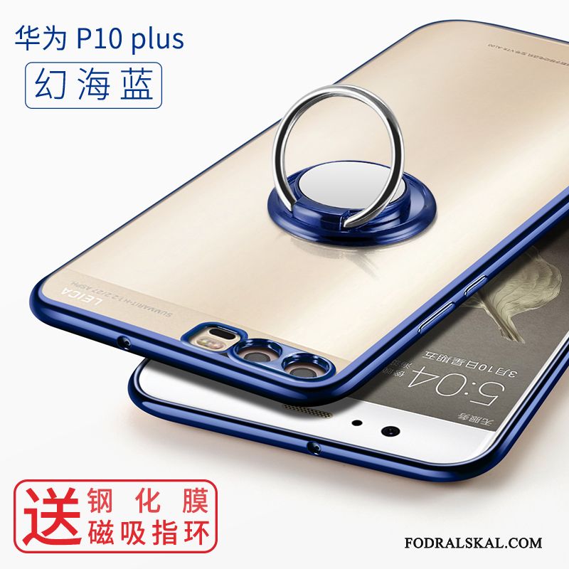Skal Huawei P10 Plus Påsar Blå Transparent, Fodral Huawei P10 Plus Skydd Trend Fallskydd
