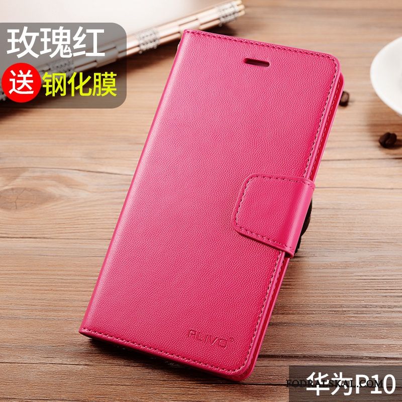 Skal Huawei P10 Täcka Telefon Röd, Fodral Huawei P10 Silikon
