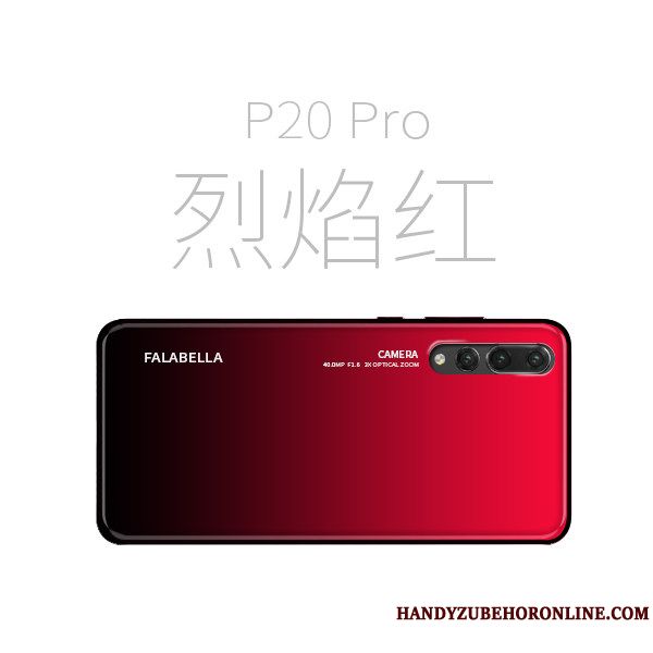 Skal Huawei P20 Pro Silikon Purpur Fallskydd, Fodral Huawei P20 Pro Skydd Net Red Trend Varumärke